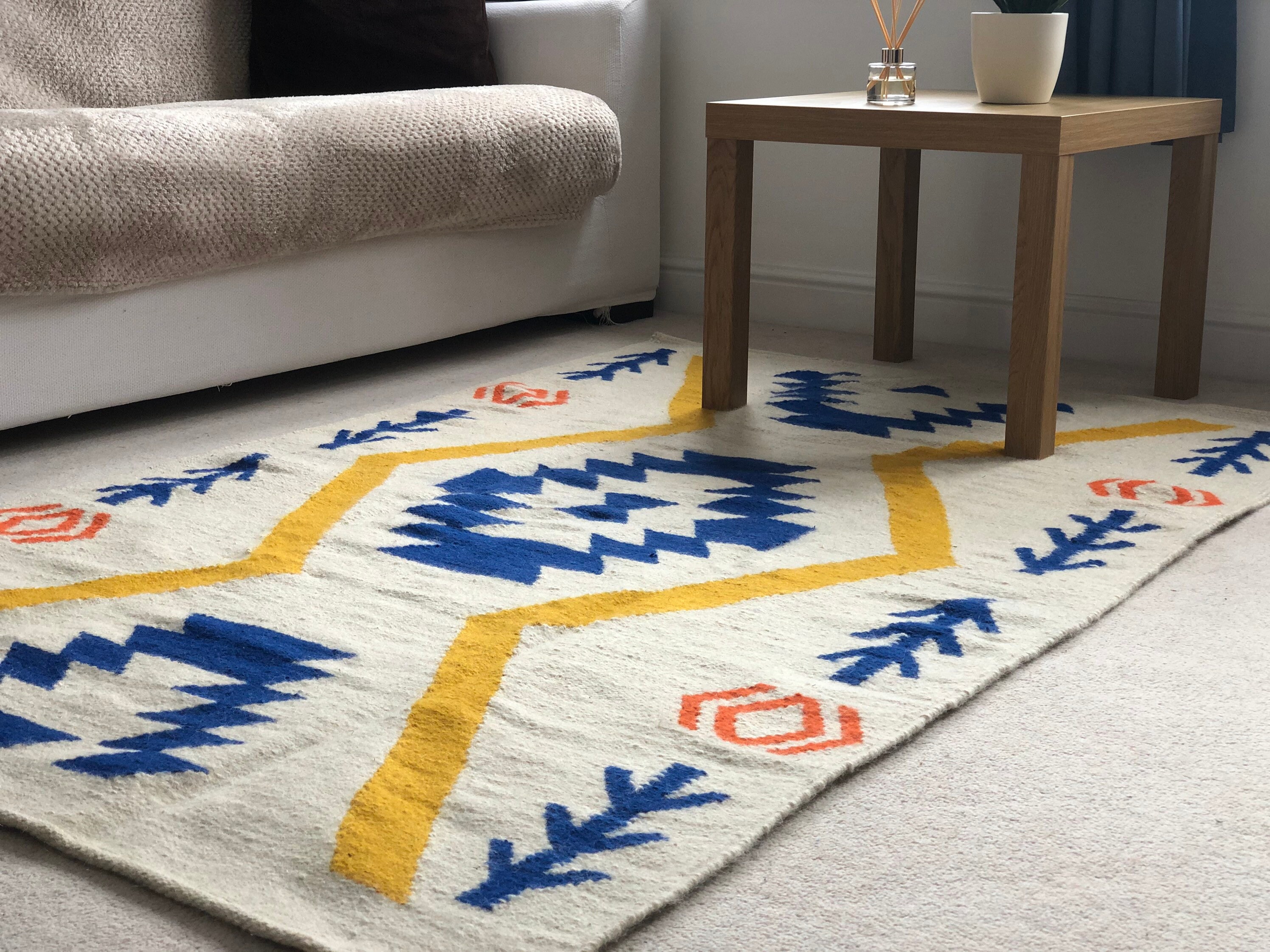 Handwoven kilim rug Egyptian handmade kilim handmade rug Etsy