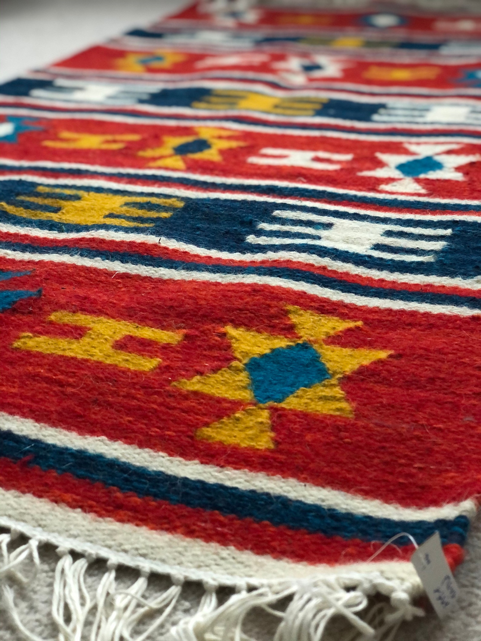 Handwoven Kilim Rug, Egyptian Handmade Kilim, Handmade Rug, Wool Rug