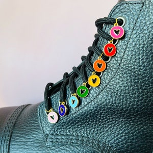 Dr Martens Boot Charms, Rainbow Charms for Dr martens BRIGHT RAINBOW
