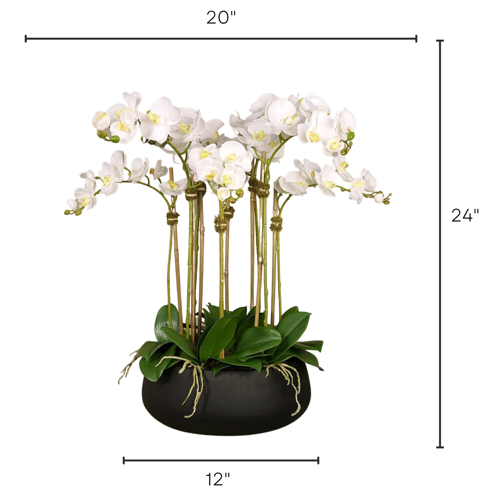 Orchid Centerpiece Flower Arrangement for Dining Table Floral - Etsy