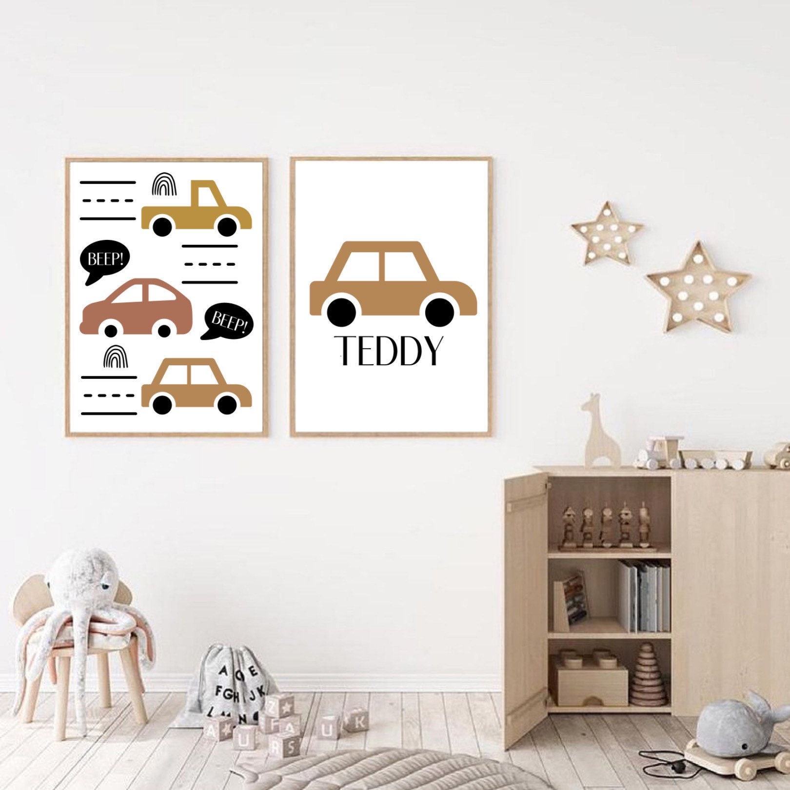 Set of 2 Car Prints Etsy