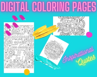 Páginas para colorear inspiradoras