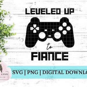 Gamer Compromiso Licenciatura Despedida de soltera Nivelado hasta prometido Descarga digital instantánea svg png