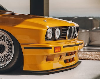 Yellow E30 M3, BMW Modified 4K Poster