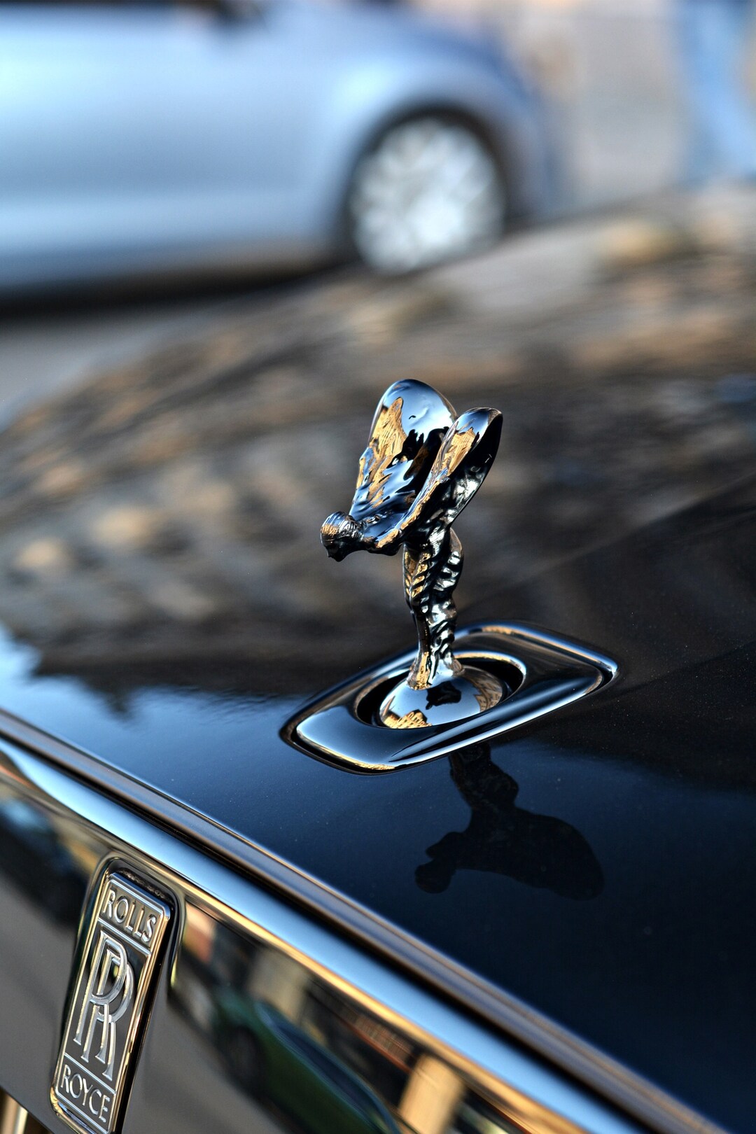 Rolls Royce Emblem, up Close in Black Poster Etsy