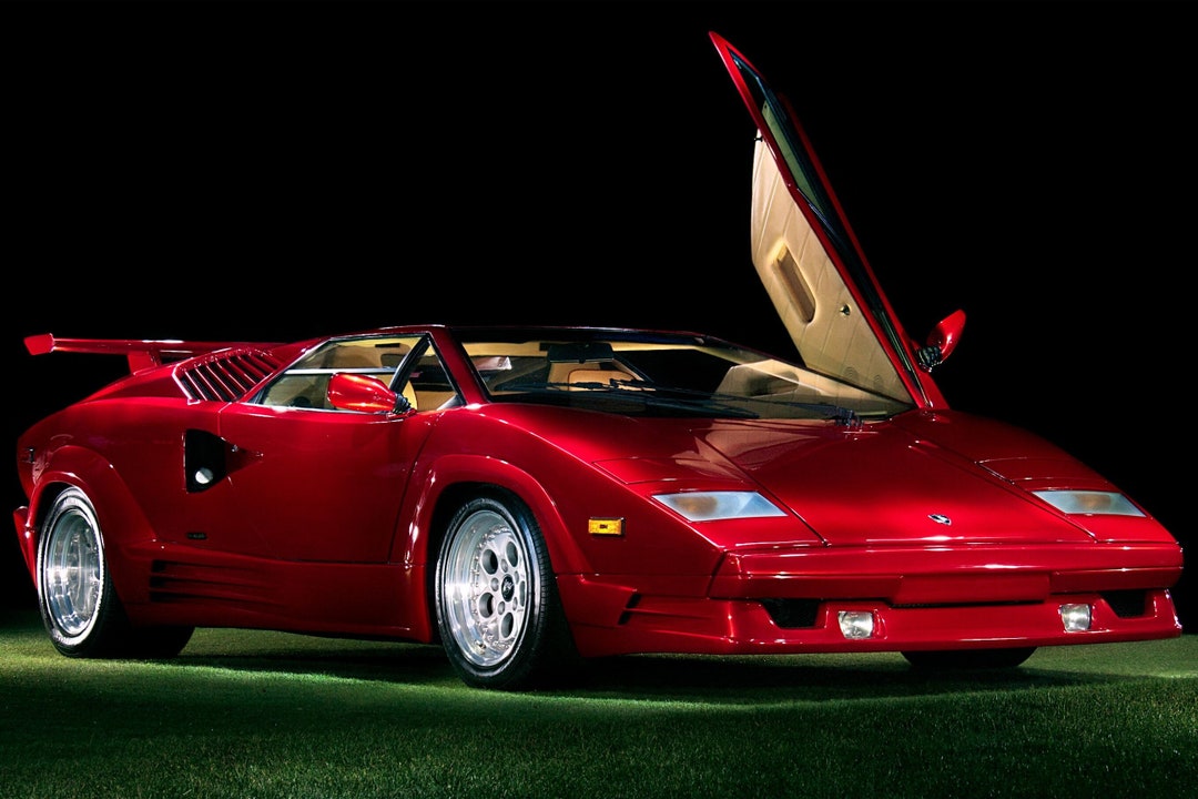 Red Old School Poster Etsy