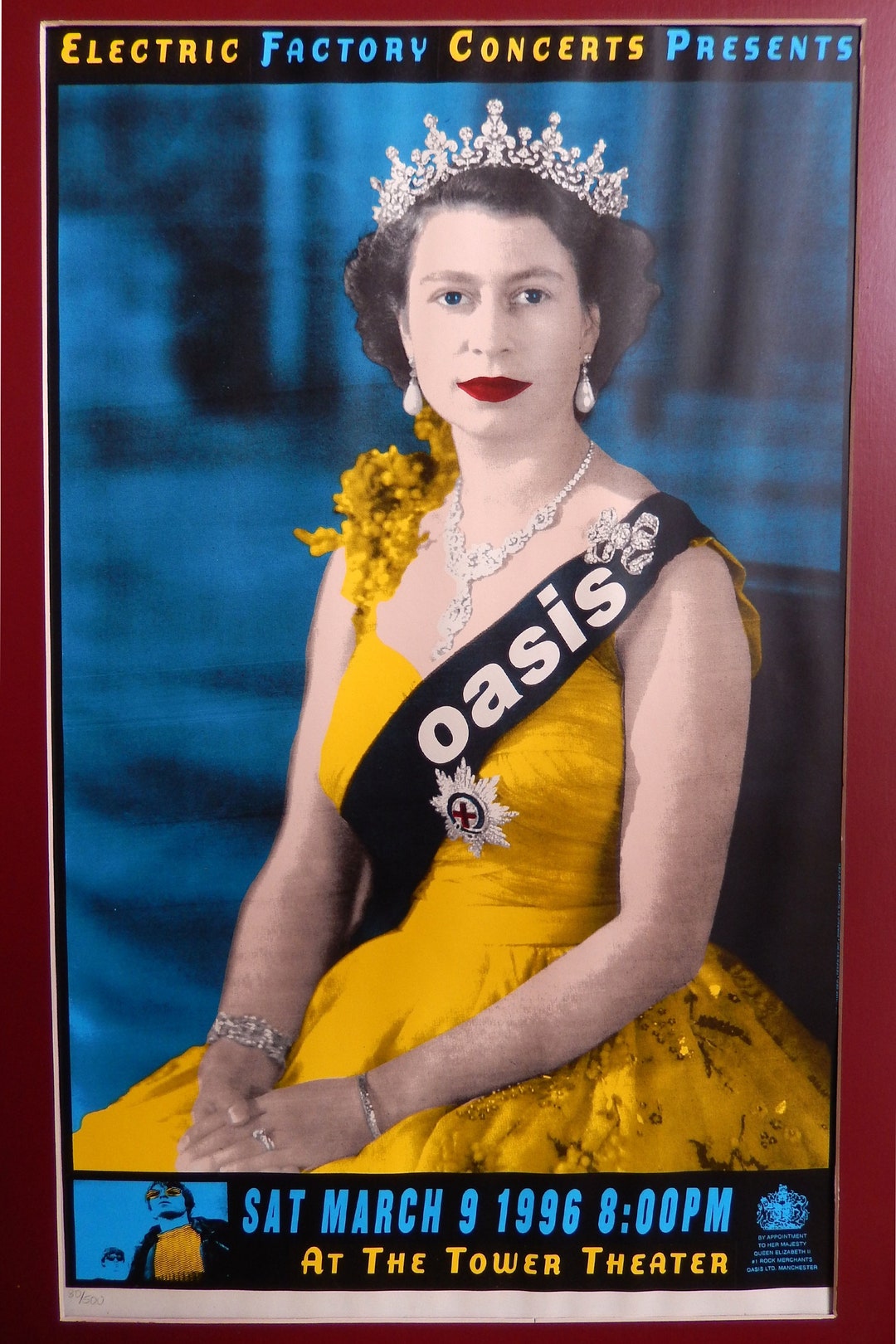 Oasis, Queen, Yellow Dress, Music Poster Etsy