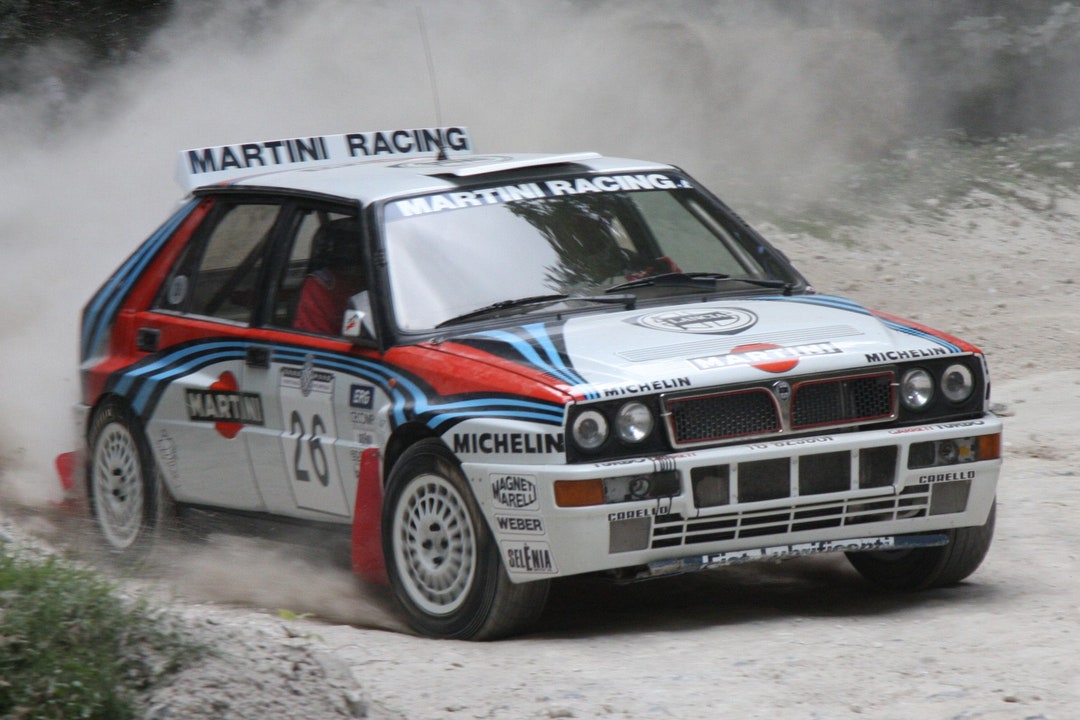 Lancia Delta Integale, Rally Car, Martini Racing 4K 24 X 36 Inch Poster 