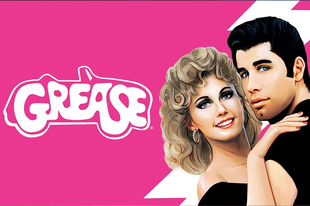 Grease, Movies of the 80s, Pink Ladies, Tbird Poster Etsy