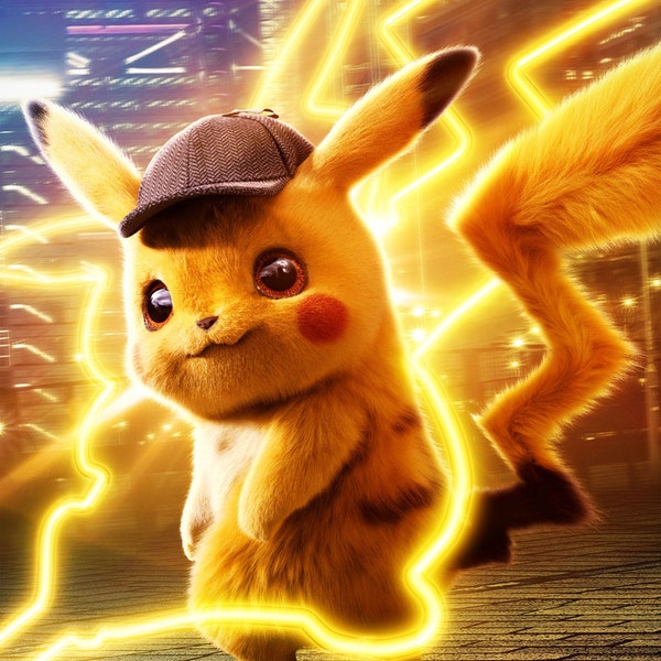 Pokemon, Detective Pikachu, Electric Poster