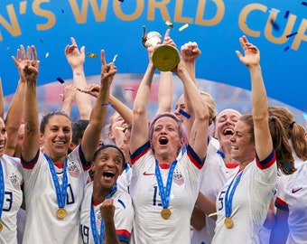 US Champions, Women's world cup winners, Celebrate Poster