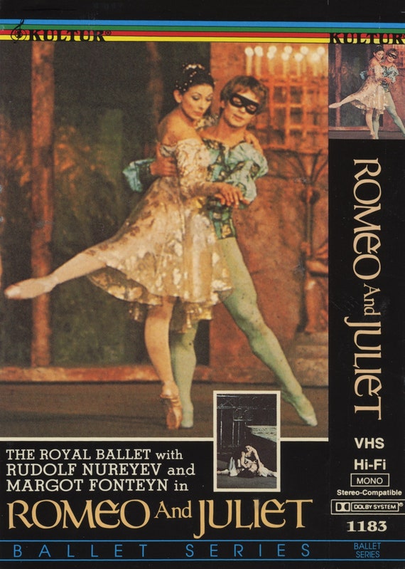 Romeo and Juliet Royal Ballet, VHS, Vintage, Classic Poster - Etsy 
