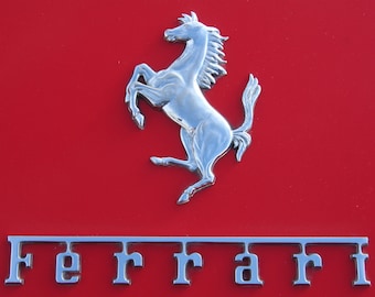 Genuine Ferrari Logo Lettering Pin Metal
