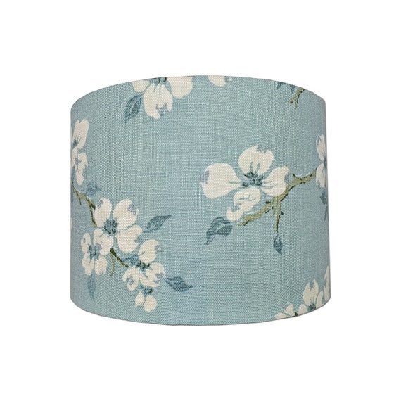 Lampshade in Laura Ashley Iona Duck Egg Fabric Various Sizes FREE
