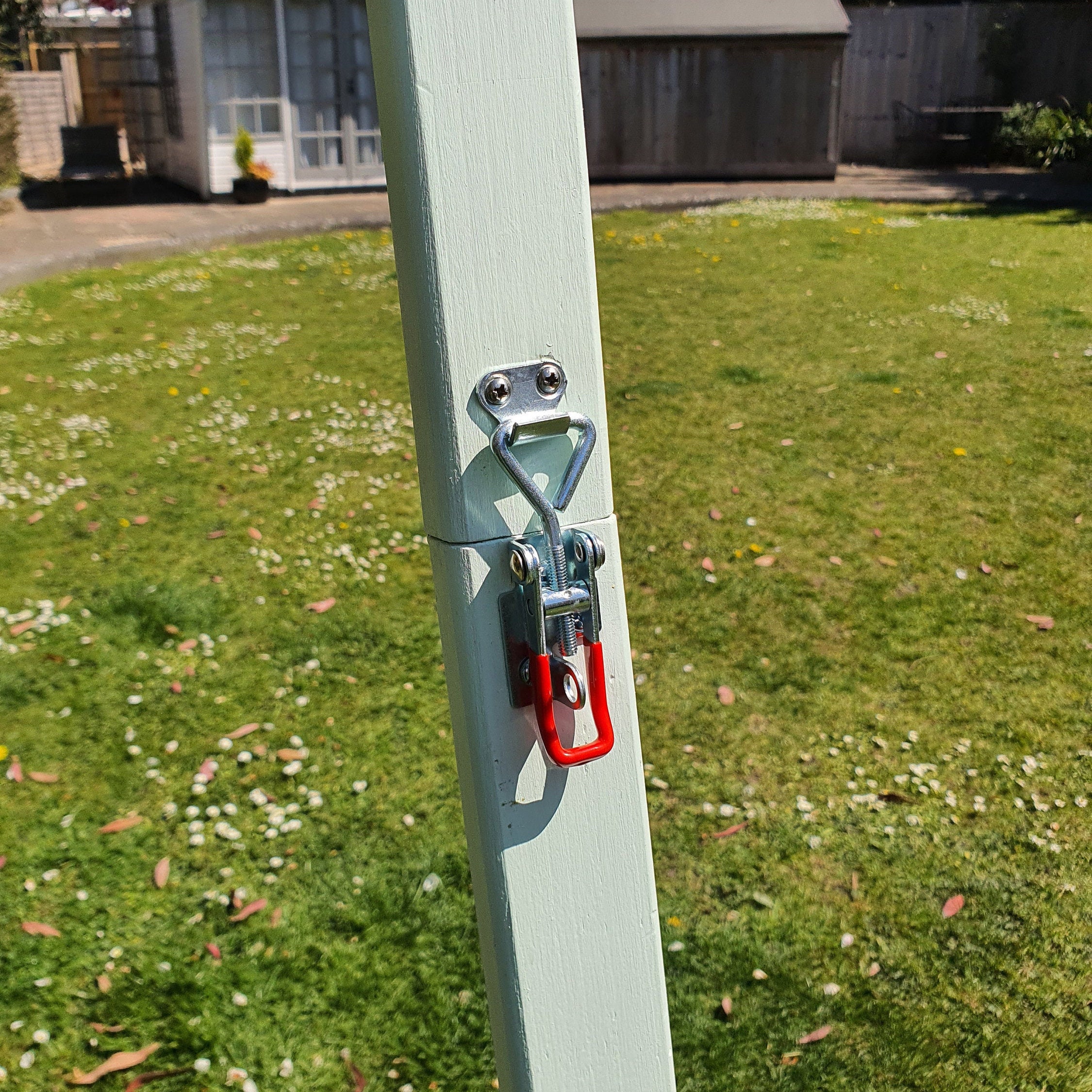 Washing Clothes Line Prop Pole Mint Green Wooden Etsy