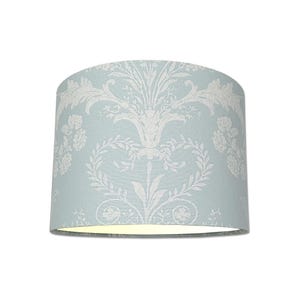Lampshades in Laura Ashley Josette Duck Egg Fabric Handmade FREE DELIVERY