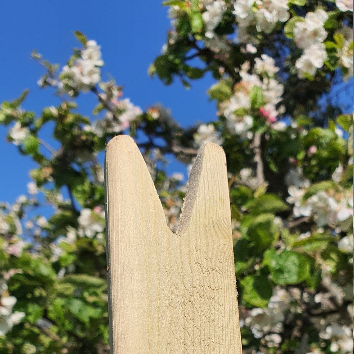 Washing Clothes Line Prop Pole Natural Wooden Etsy UK