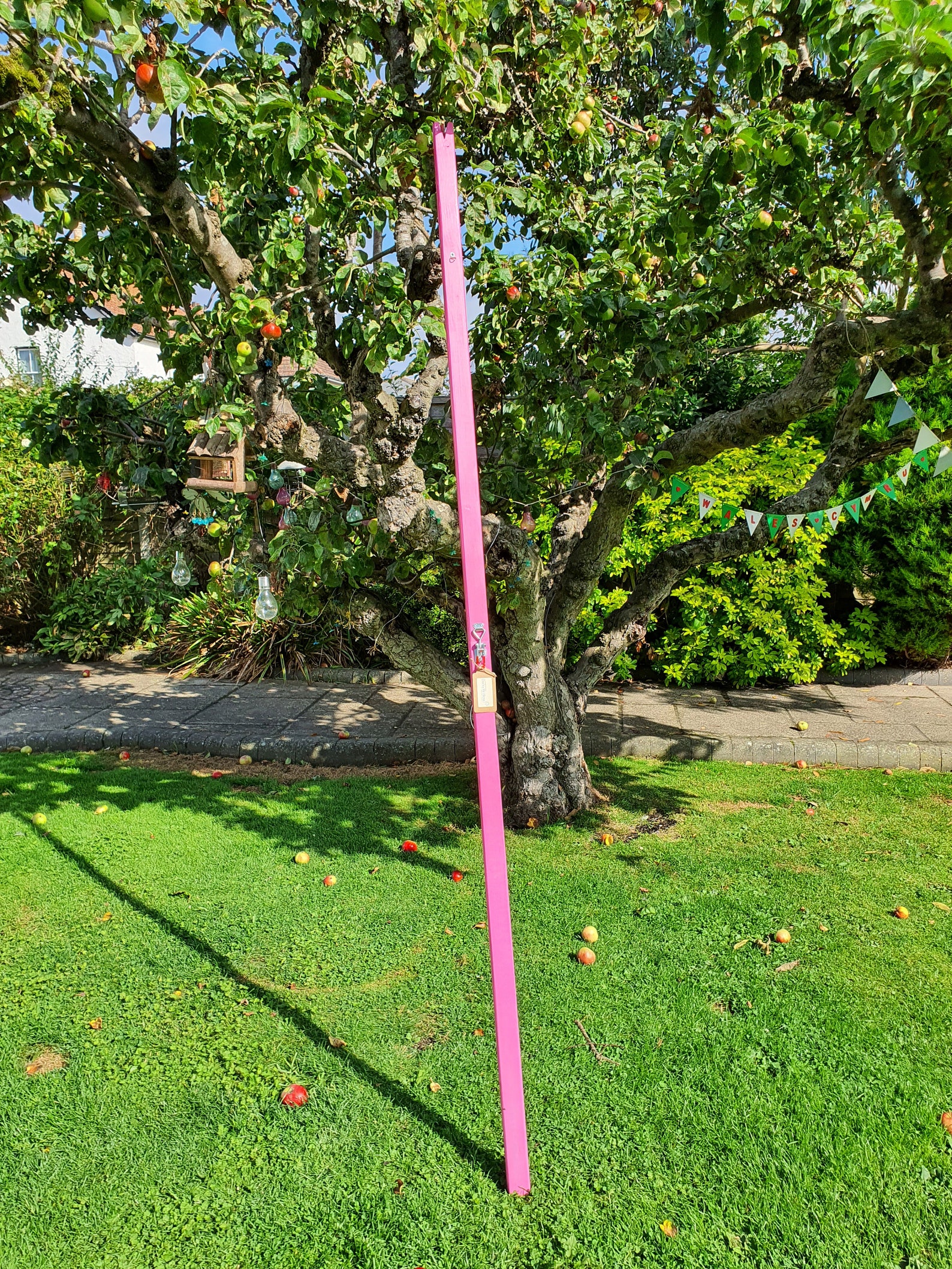 Washing Clothes Line Prop Pole Pink Jasmine Wooden Etsy UK