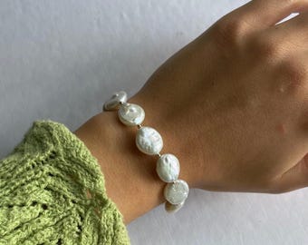 Pulsera de cuentas - perlas de agua dulce