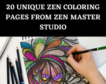 Download Zen Coloring Etsy