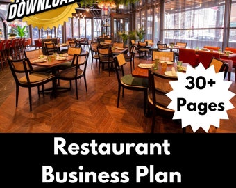 Restaurant Business Plan|Restaurant Business Plan form| -Restaurant Business Plan Template|PDF & Word