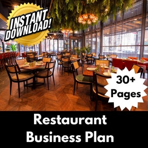 Restaurant Business Plan|Restaurant Business Plan form| -Restaurant Business Plan Template|PDF & Word