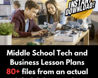 Pakiet planów lekcji z zakresu technologii i biznesu dla szkół średnich i gimnazjów (w pełni edytowalny)
