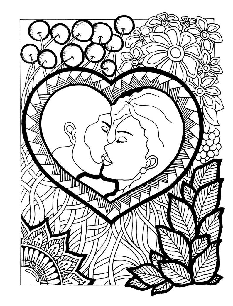 275 Meditative Coloring Pages for Adults and Children Featuring Black