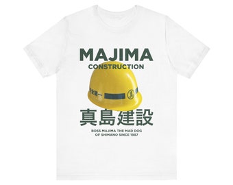 Majima Construction , Yakuza T-shirt, Majima Construction Unisex Jersey Short Sleeve Tee