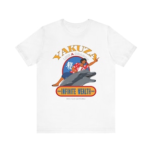 Yakuza Like A Dragon Infinite Wealth, Yakuza T-shirt, Majima Construction Unisex Jersey Short Sleeve Tee