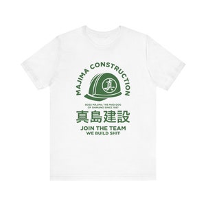 Majima Construction , Yakuza T-shirt, Majima Construction Unisex Jersey Short Sleeve Tee