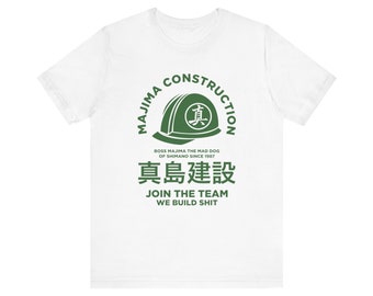 Majima Construction , Yakuza T-shirt, Majima Construction Unisex Jersey Short Sleeve Tee