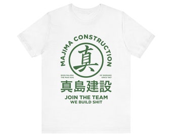 Majima Construction , Yakuza T-shirt, Majima Construction Unisex Jersey Short Sleeve Tee