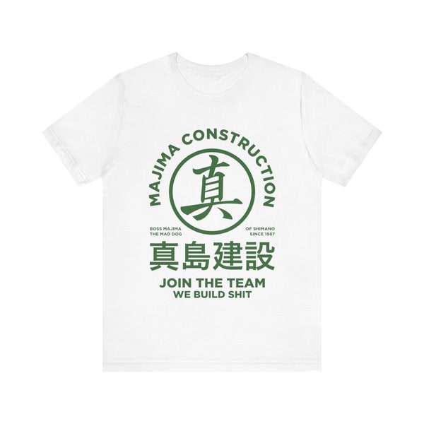 Majima Construction , Yakuza T-shirt, Majima Construction Unisex Jersey Short Sleeve Tee