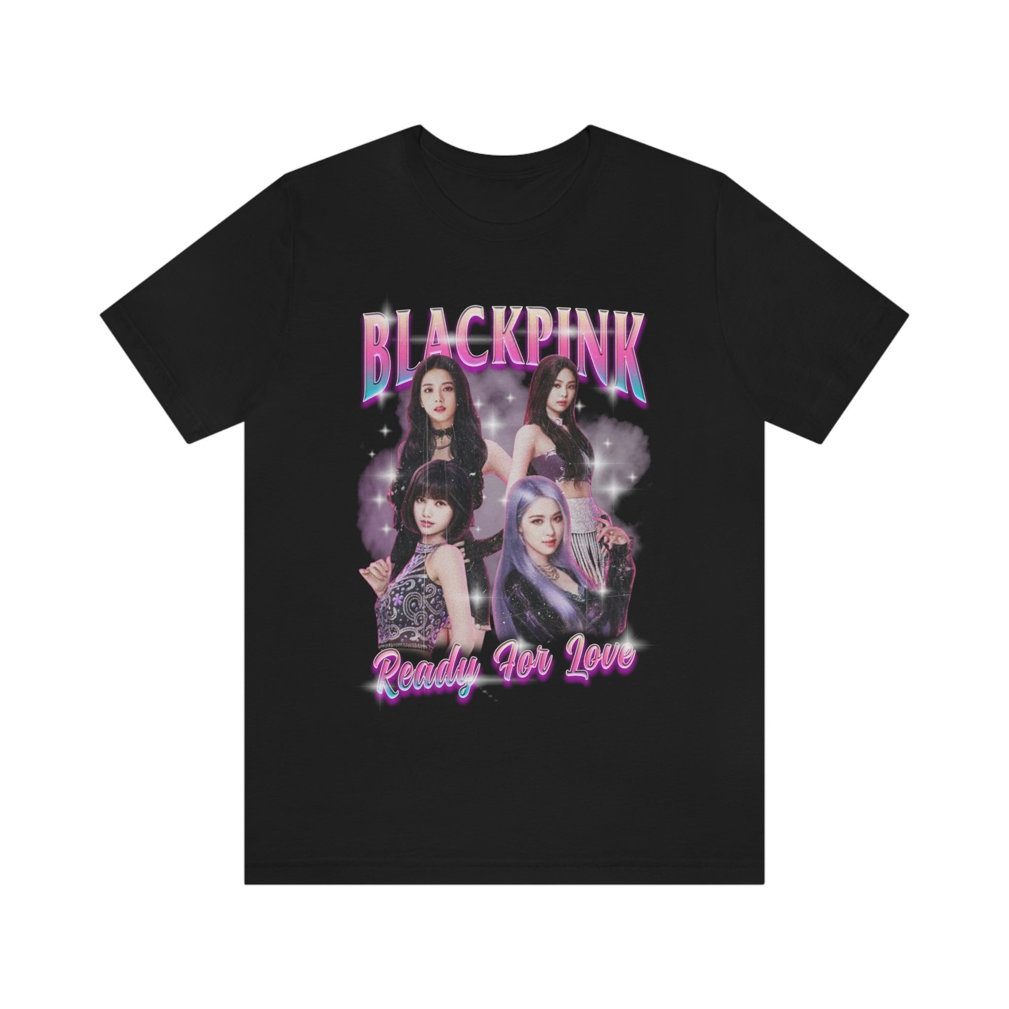 Discover Blackpink メンズ レディース Tシャツ Jennie Lisa Jisoo Rose ブラックピンク Blackpink In Your Area Blink Kpop