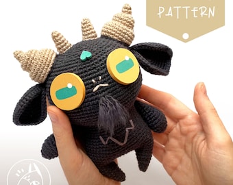 OMAEL_the Black Goat_Crochet Pattern