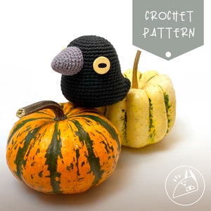 BRUNHILDE_the Tiny Crow_Crochet Pattern