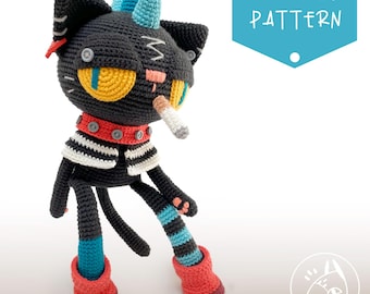 CHESTER_the Punkat_Crochet Pattern