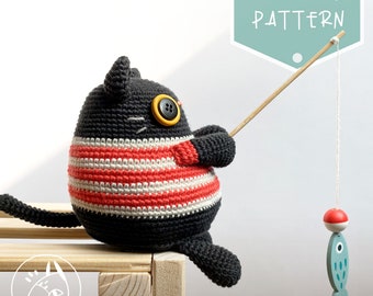 ORAZIO_the Fishercat_Crochet Pattern