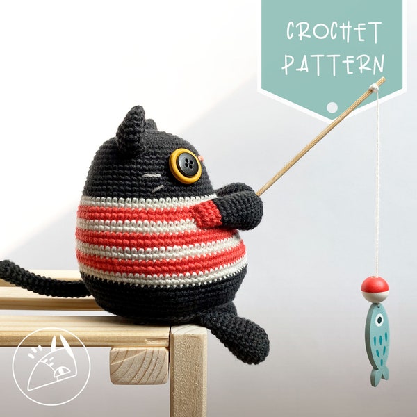 ORAZIO_the Fishercat_Crochet Pattern