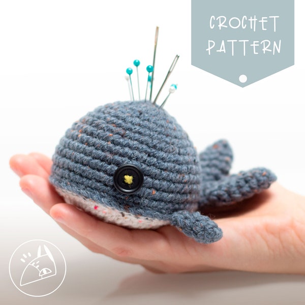 LEENA_the Pincushion Whale_Crochet Pattern