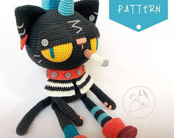 CHESTER_the Punkat_Crochet Pattern