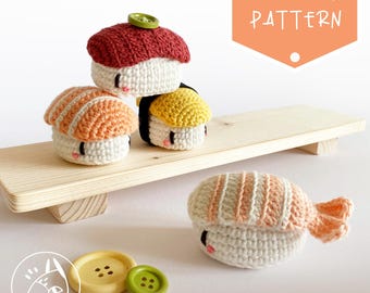 SUSHI_Sashimi & Nigiri_Crochet Pattern