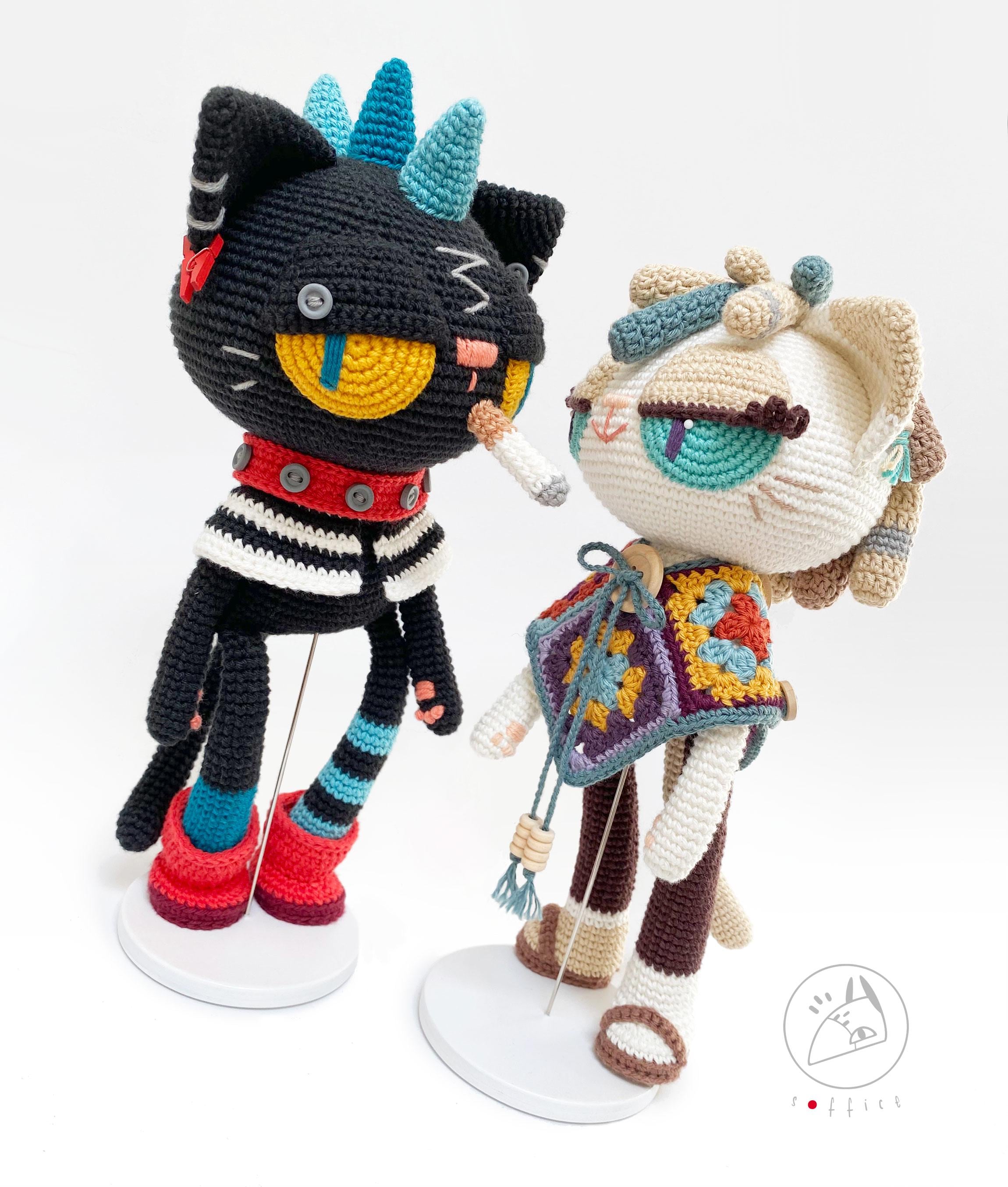 BUNDLE: CHESTER and LAURA_ a Couple of CAT Siblings_crochet