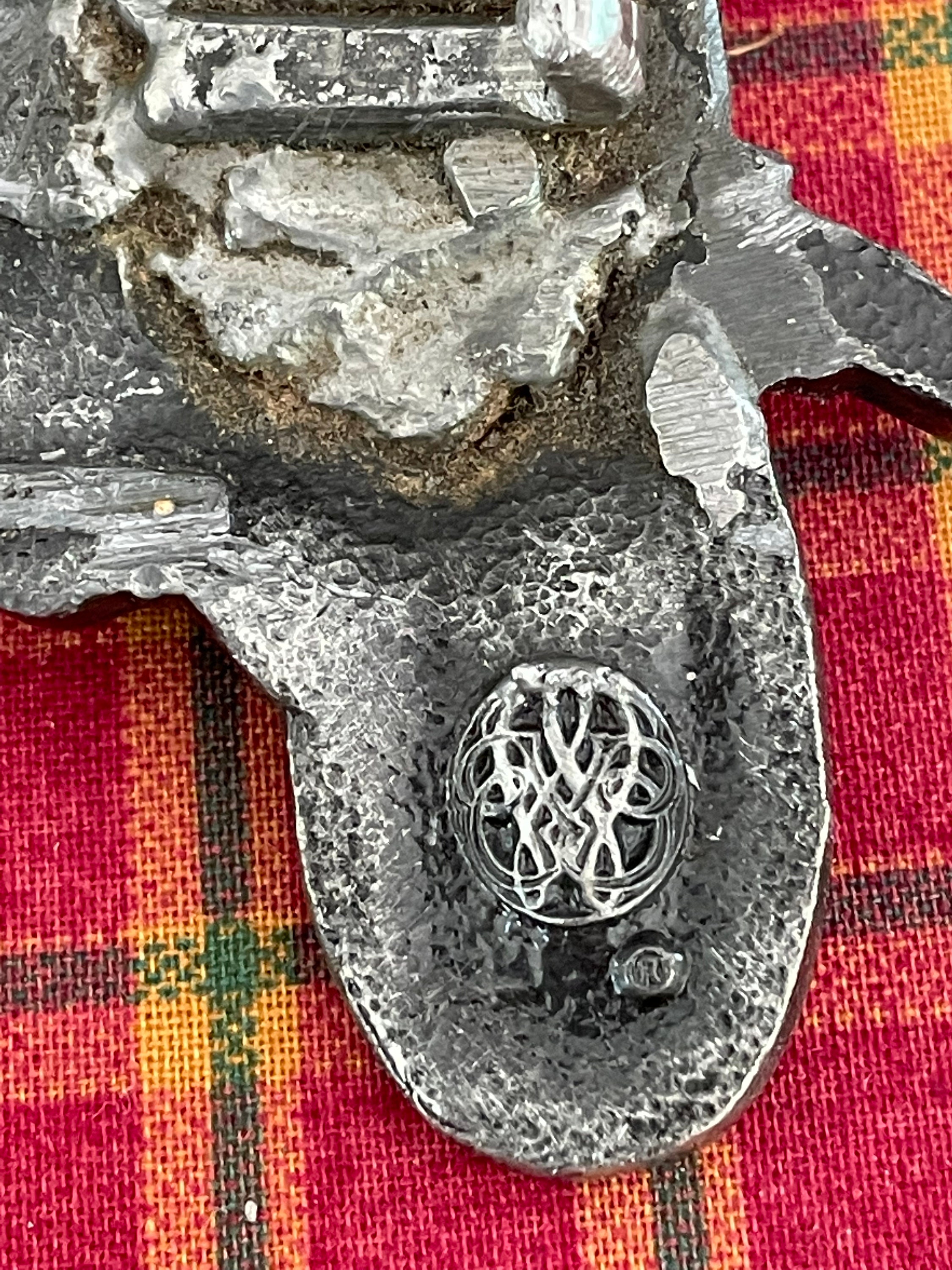 Vintage 1977 Bergamot Brass Works Motorcycle Belt Buckle Etsy