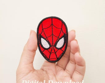 Superhero Embroidery Design, Spider Hero Embroidery, Spider Embroidery Design, Cute Spider Embroidery, Digital Download