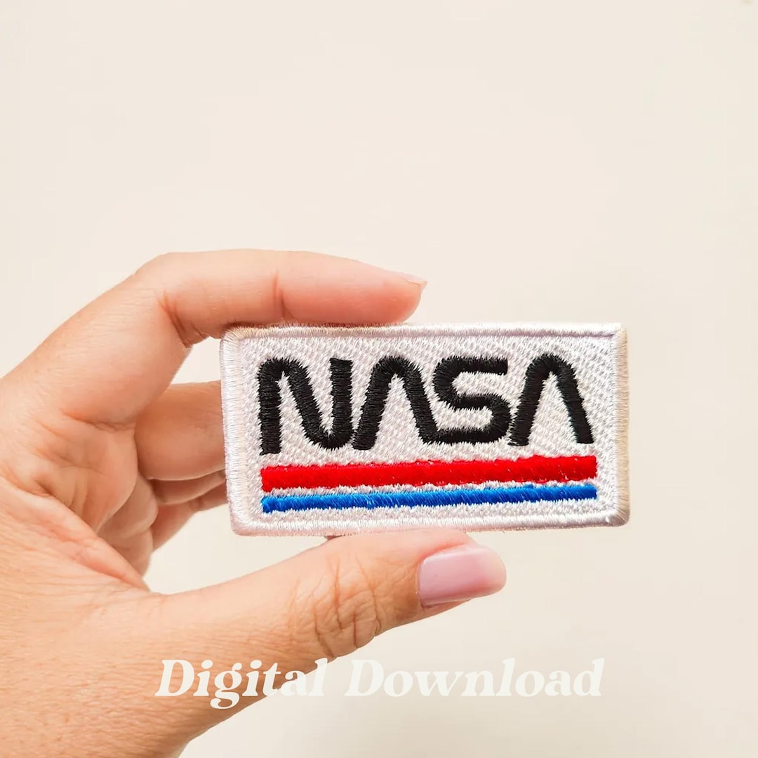 NASA Logo Embroidery Design: Space Agency Patch (digital Download) - Etsy