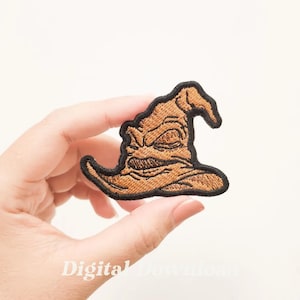 Wizard Hat Embroidery Design: Movie Patch (Digital Download)