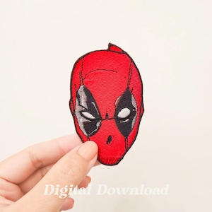 Antihero Character Embroidery Design, Comic Embroidery Patch, Embroidery Character, Digital Embroidery, Digital Download