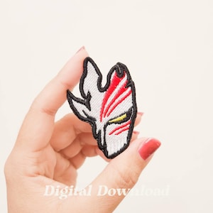 Hollow Mask Embroidery Design, Mask Embroidery Design, Cartoon Embroidery Patch, Digital Embroidery, Digital Download
